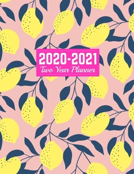 2020-2021 Two Year Planner: Handy Calendar Year Vision Planner (January 2020 - December 2021) - Monthly and Weekly Schedule Organizer and Journal Art Cover 00023190