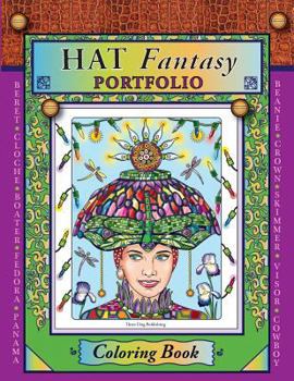 Paperback Hat Fantasy Portfolio Coloring Book: Coloring Book