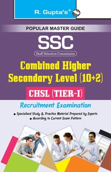 Paperback Ssc-Chsl (10+2): (Tier-I) Recruitment Exam Guide Book