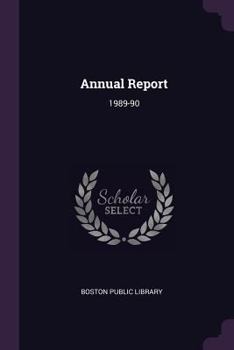 Paperback Annual Report: 1989-90 Book