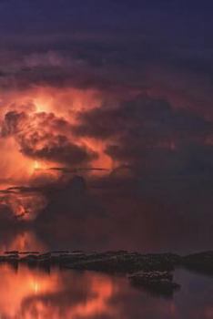 Paperback Thunderstorm Notebook Book