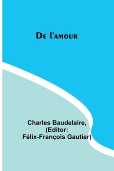 Paperback De l'amour [French] Book