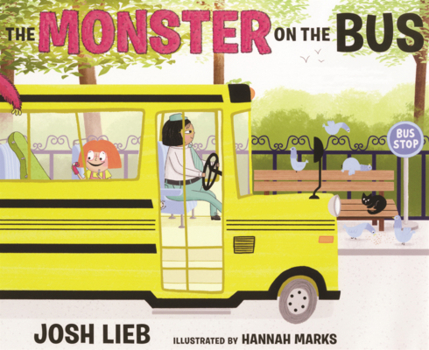 Library Binding Monster on the Bus Book