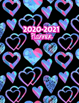 2020-2021 Planner: Two Year Calendar Organizer and Goal Journal | January 2020 - December 2021 Daily, Weekly and Monthly Planner Book with Back Sticker Expression Wall for 2 Years | Design Code 129974