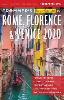 Paperback Frommer's Easyguide to Rome, Florence and Venice 2020 Book