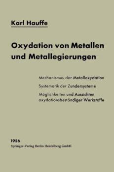 Paperback Oxydation Von Metallen Und Metallegierungen [German] Book