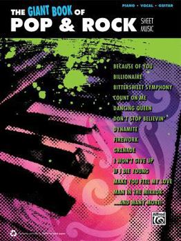 Paperback The Giant Pop & Rock Piano Sheet Music Collection: Piano/Vocal/Guitar Book