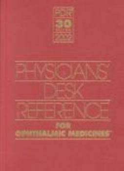 Hardcover Physicians' Desk Reference for Ophthalmic Medicines 2002 Book