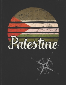 Palestine: Palestinian Vintage Flag Personalized Retro Gift Idea for Coworker Friend or Boss 2020 Calendar Daily Weekly Monthly Planner Organizer