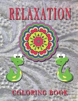 Paperback RELAXATION Coloring Book: High Quality Mandala Coloring Book, Relaxation And Meditation Coloring Book
