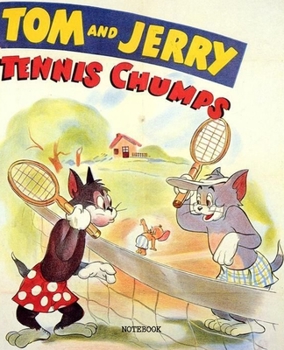 Paperback Notebook: Tom and Jerry Cartoon Soft Glossy Cover College Ruled Lined Pages Book 7.5 x 9.25 Inches 110 Pages Book