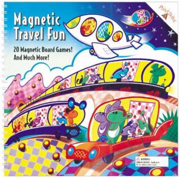 Spiral-bound Magnetic Travel Fun: 20 Magnetic Board Games [With Metal Game Board and Magnetic Game Pieces] Book