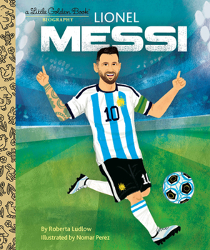 Hardcover Lionel Messi a Little Golden Book Biography Book
