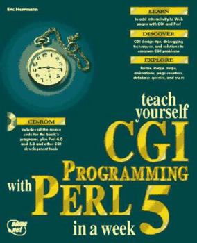 Paperback Teach Yourself CGI Programming with Perl 5 in a Week Book