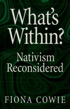 Paperback What's Within?: Nativism Reconsidered Book