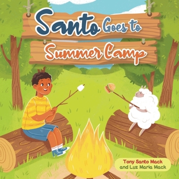 Paperback Santo Goes to Summer Camp (Santo & Sheepy Series) [Large Print] Book