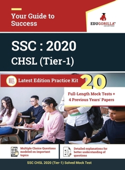 Paperback SSC CHSL Tier-1 2021 Vol. 1 10 Full-length Mock Tests + 12 Sectional Tests Book