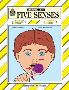 Paperback Five Senses Thematic Unit Book