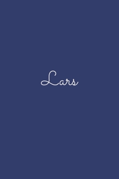 Lars: notebook with the name on the cover, elegant, discreet, official notebook for notes, dot grid notebook,