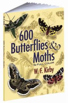 Paperback 600 Butterflies & Moths in Full Color Book