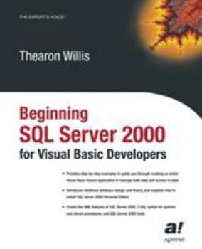 Paperback Beginning SQL Server 2000 for Visual Basic Developers Book