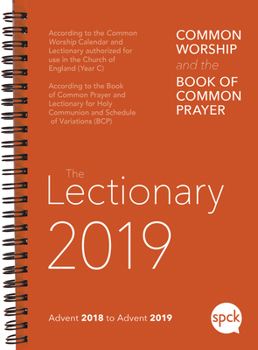 Calendar Common Worship Lectionary 2019 Book