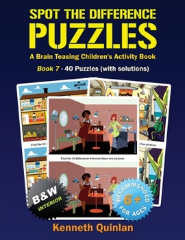 Paperback Spot The Difference Puzzles: A Brain Teasing Children's Activity Book