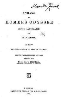 Paperback Anhang zu Homers Odyssee, schulausgabe [German] Book