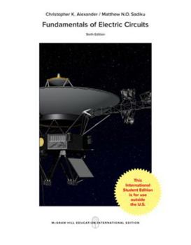 Paperback Fundamentals Of Electric Circuits Book