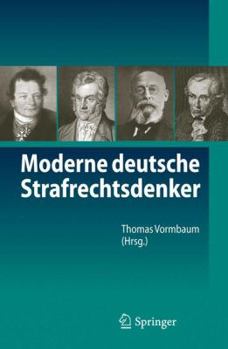 Paperback Moderne Deutsche Strafrechtsdenker [German] Book