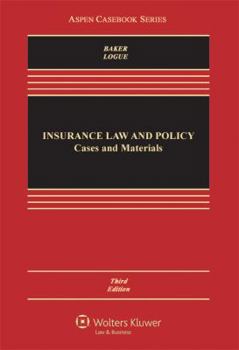 Hardcover Insurance Law and Policy: Cases and Materials Book