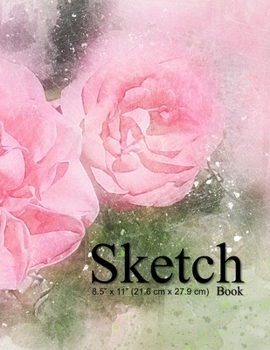 Paperback Sketch book: 8.5 x 11 (21.6cm x 27.9cm), 53 sheets (110 pages) of Sketchbook for professionals and students, suitable for Sketching Book