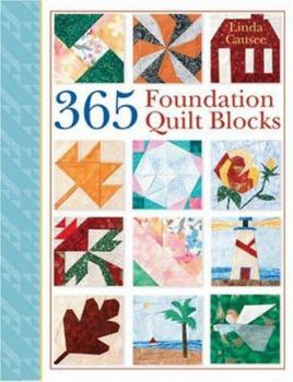 Paperback 365 Foundation Quilt Blocks Book