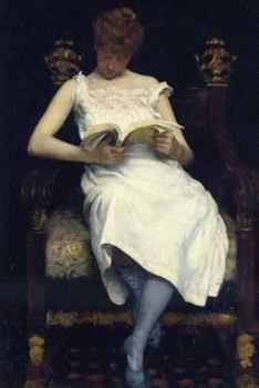 Paperback Girl Reading (1893) Edward E. Simmons Art Journal: 150 page lined notebook/diary Book