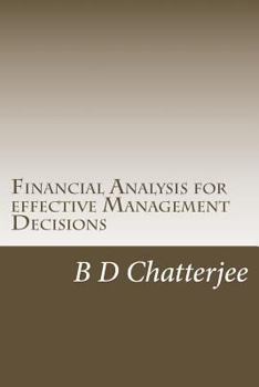 Paperback Financial Analysis for effective Management Decisions Book