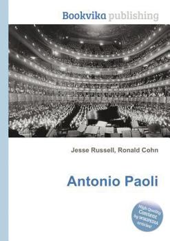 Paperback Antonio Paoli Book