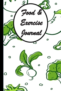 Paperback Food & Exercise Journal Book