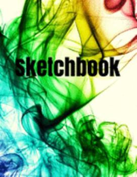Sketchbook: Creative, Drawing, Doodling, Journaling Book Blank Unlined Paper 8.5x11 120 pages Cover Rainbow
