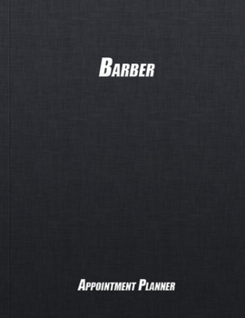 Paperback Barber: Appointment Planner Appointment Book for Salons Large Format Book