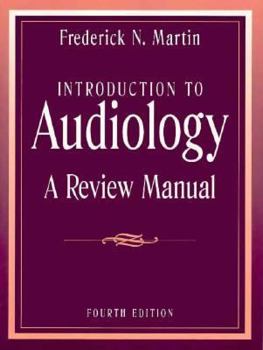 Paperback Introduction to Audiology: A Review Manual Book