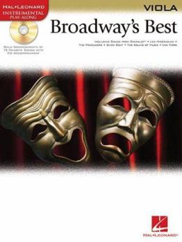 Paperback Broadway's Best: Viola (Instrumental Play-Along) Book