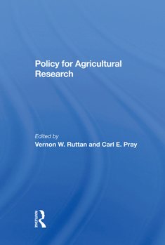 Hardcover Policy for Agricultural Research Book