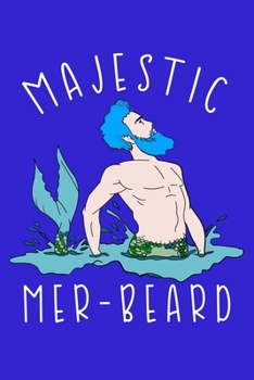 Paperback Majestic Mer Beard: Notebook Wide Rule Book