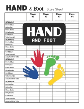 Hand and Foot: Hand and Foot Score Sheets