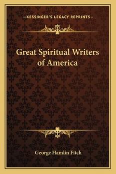 Paperback Great Spiritual Writers of America Book