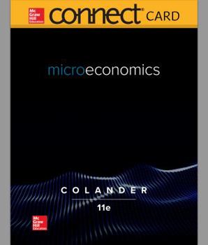 Printed Access Code Connect Access Card for Microeconomics Book