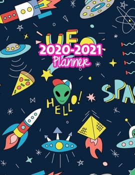 2020-2021 Planner: Two Year Calendar Organizer and Goal Journal | January 2020 - December 2021 Daily, Weekly and Monthly Planner Book with Back Sticker Expression Wall for 2 Years | Design Code 969890