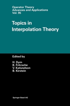 Hardcover Topics in Interpolation Theory Book