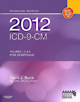 Paperback 2012 ICD-9-CM for Hospitals, Volumes 1, 2 and 3 Standard Edition Book