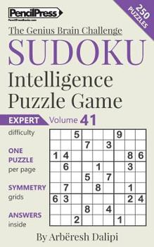 Paperback Sudoku Puzzle Books Volume 41. Expert. Sudoku Intelligence Puzzle Game Book